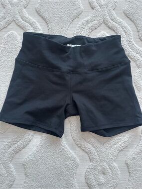 High-Waist Black Women’s Bike Shorts